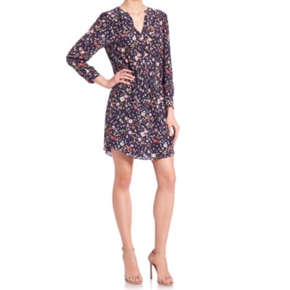 Long sleeve, silk dress by Rebecca Taylor